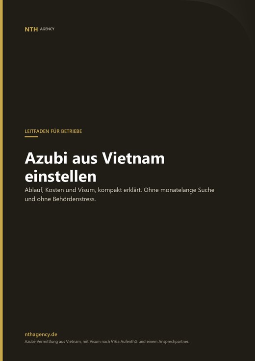 Vorschau: Leitfaden Azubi aus Vietnam einstellen, PDF